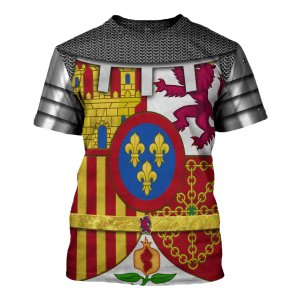 Gearhomie Coat Of Arms Of Spain Costume t-shirt