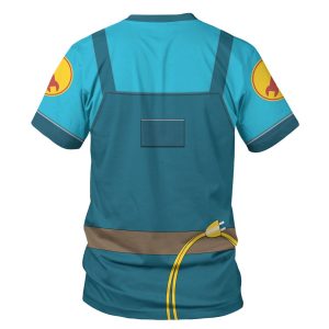 Engineer Blue Team TF2 T-shirt
