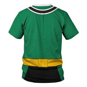 GearHomie Green Power Rangers Samurai t-shirt