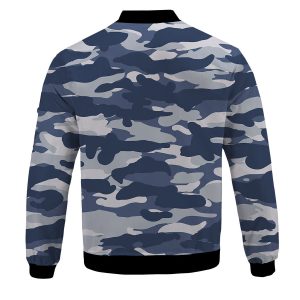 Urban Blue Camo bomber