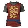 Gearhomie English Knight Costume t-shirt
