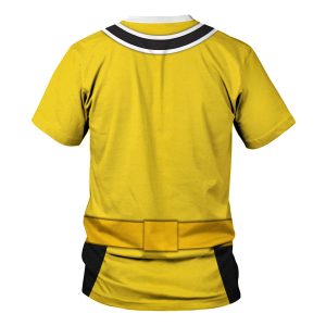 GearHomie Yellow Power Rangers Samurai t-shirt