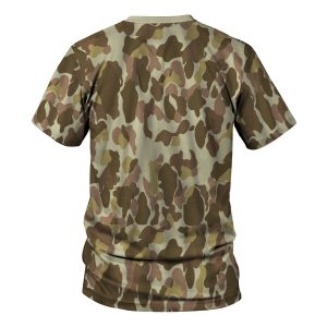 American M1942 (P-42) Frogskin Duck Hunter Pattern Marine Marine Raiders World War 2 (WWII) Beach Camo T-shirt