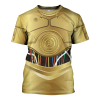 Gearhomie C-3PO Costume t-shirt