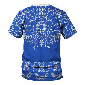 Gearhomie Elvis Blue Swirl Costume t-shirt