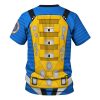 Gearhomie 2001 Space Odyssey Iconic Costume Blue t-shirt