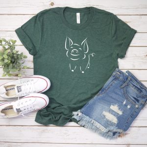 Cute Pig Shirt Gift for Pig Lovers