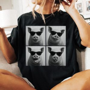 Funny Pig Shirt Farmer Mom Gift