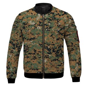 American MARPAT Marine pattern Woodland Camo Bomber - Image 2